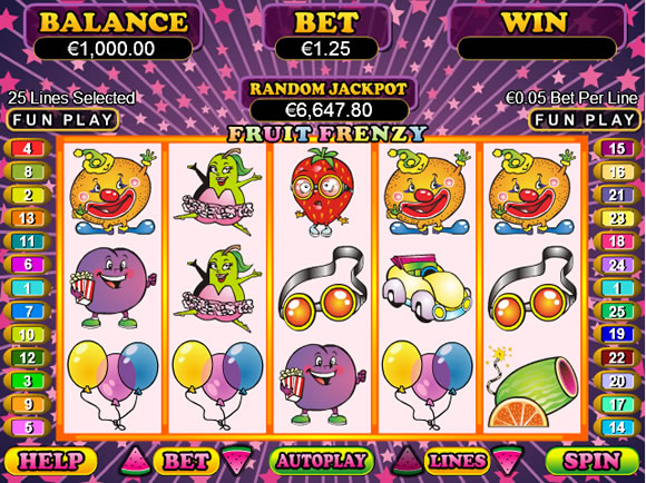 Machine � Sous Fruit Frenzy